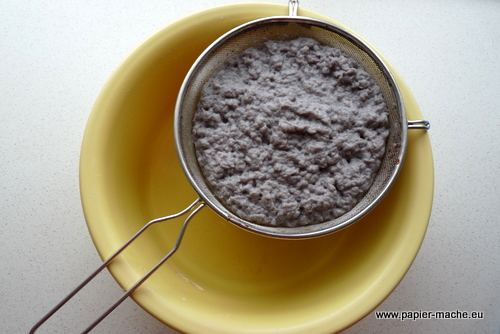 Paper pulp - a simple recipe 04