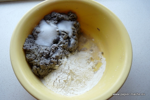 Paper pulp - a simple recipe 05