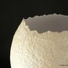 The cream bowl, the paper mache. Dimensions: the height - 25 cm, the diameter - 24 cm. 