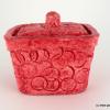 The cherry box for the jewellery - the papier mache