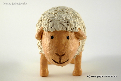 Easter Lamb made of papier-mache 3