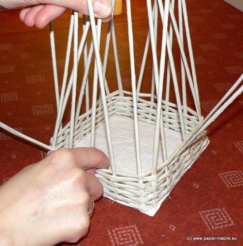 How to make the paper basket - guide 06