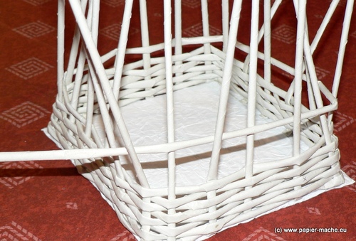 How to make the paper basket - guide 07