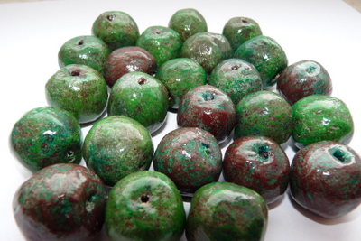 beads from papier-mache - 1