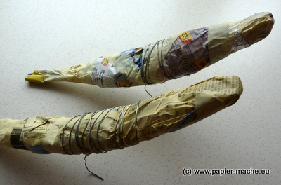 Paper Mache Parrots 5